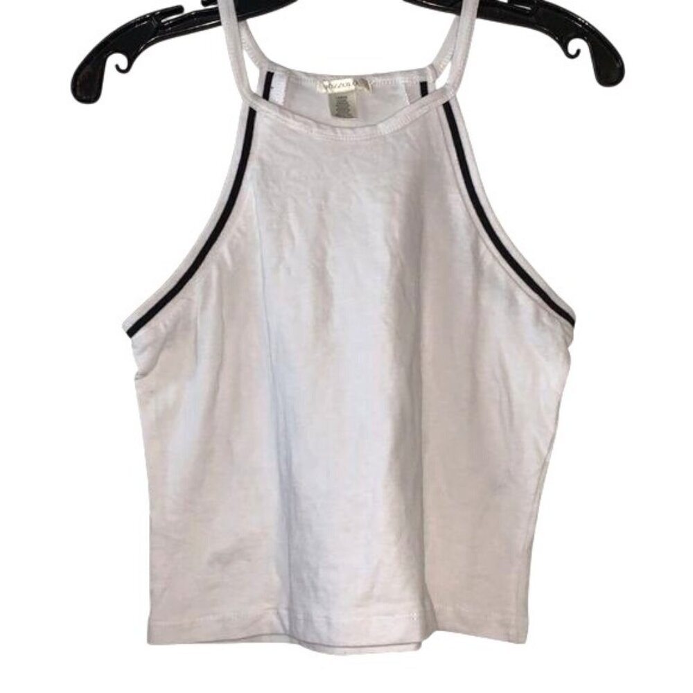 Bozzolo White Racerback Tank Top Large
